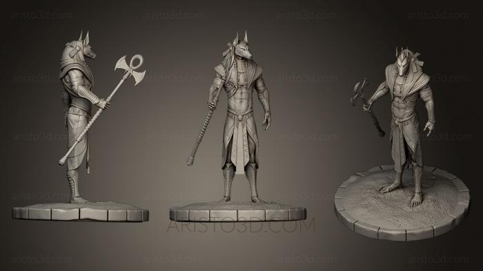 Figurines heroes, monsters and demons (STKM_0413) 3D model for CNC machine